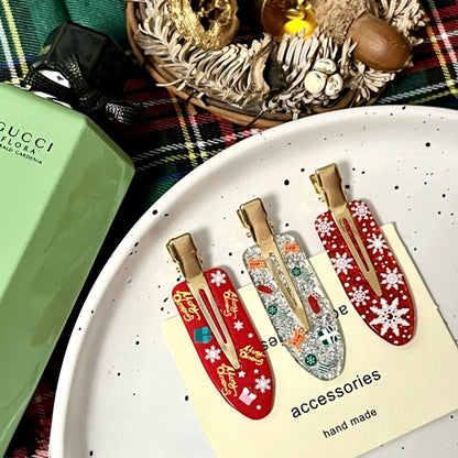 Christmas Seamless Side Hair Duck Bill Hair Accessory