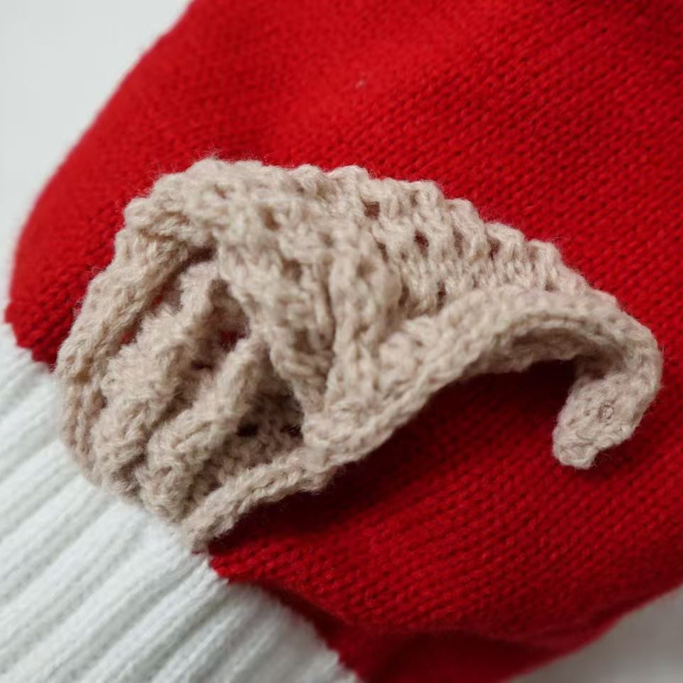 Classic Red Knit Christmas Hat