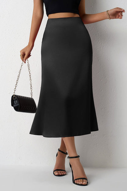 Mermaid Tail Satin Christmas Skirt