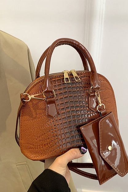 Minimalist PU Shell Small Crossbody Bag