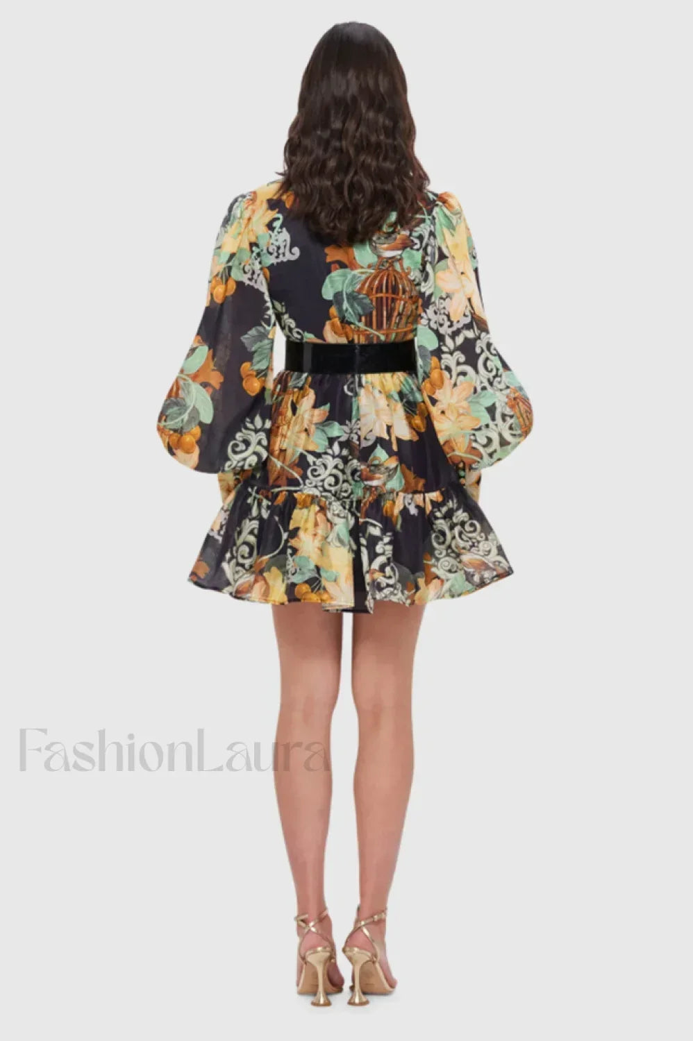Alexandra Belted Stylish Mini Dress