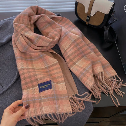Premium Classic Plaid Christmas Scarf
