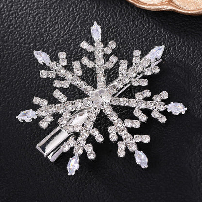 Rhinestone Reindeer Bow Festive Hair Accessory