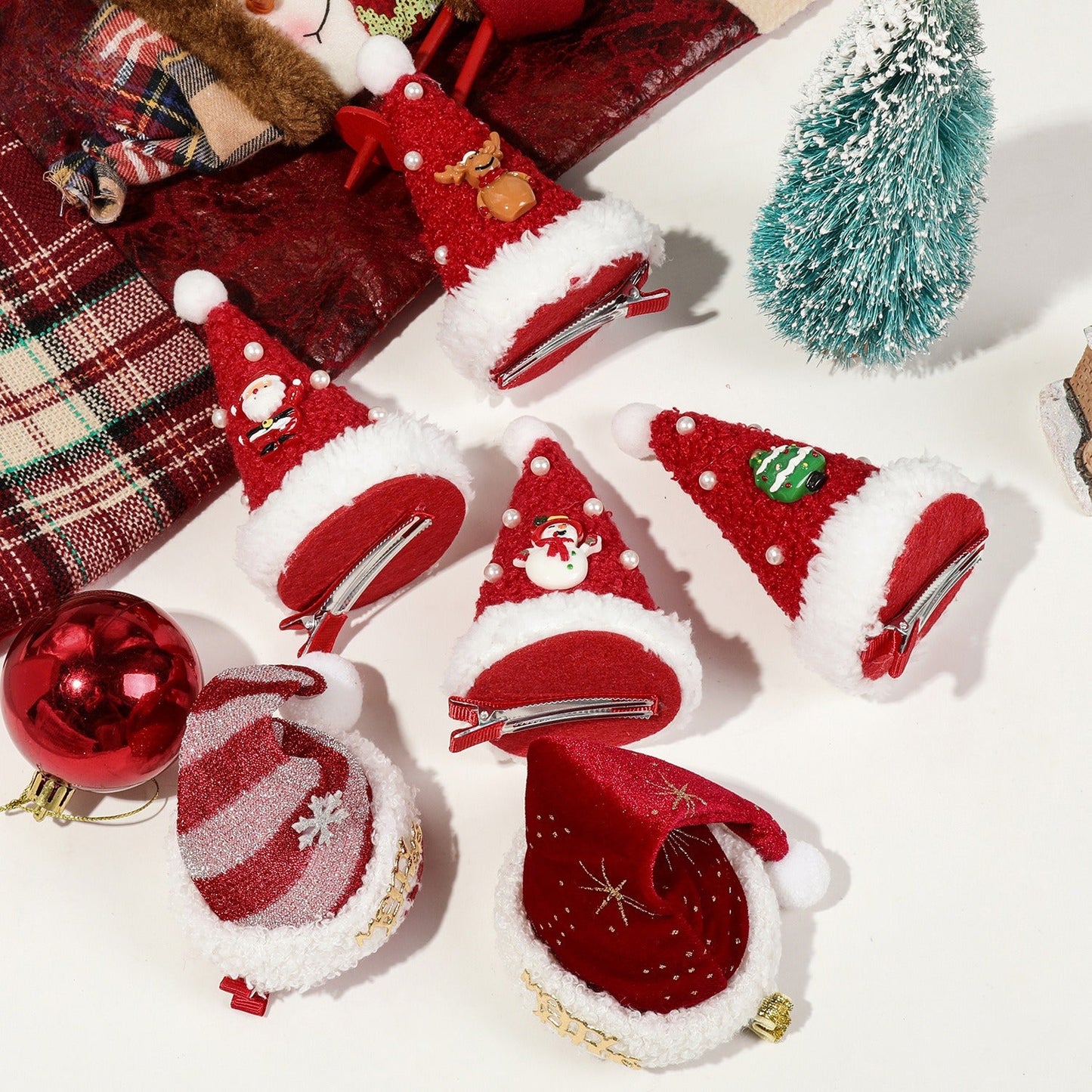 Cute Christmas Hat Kids Princess Festive Hair Accessory