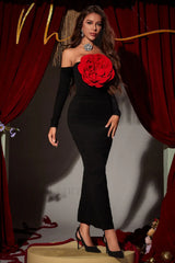 Charlotte Elegant Rose Dress
