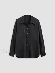 Charlotte Oversized Button Up Collared Shirt Shirts