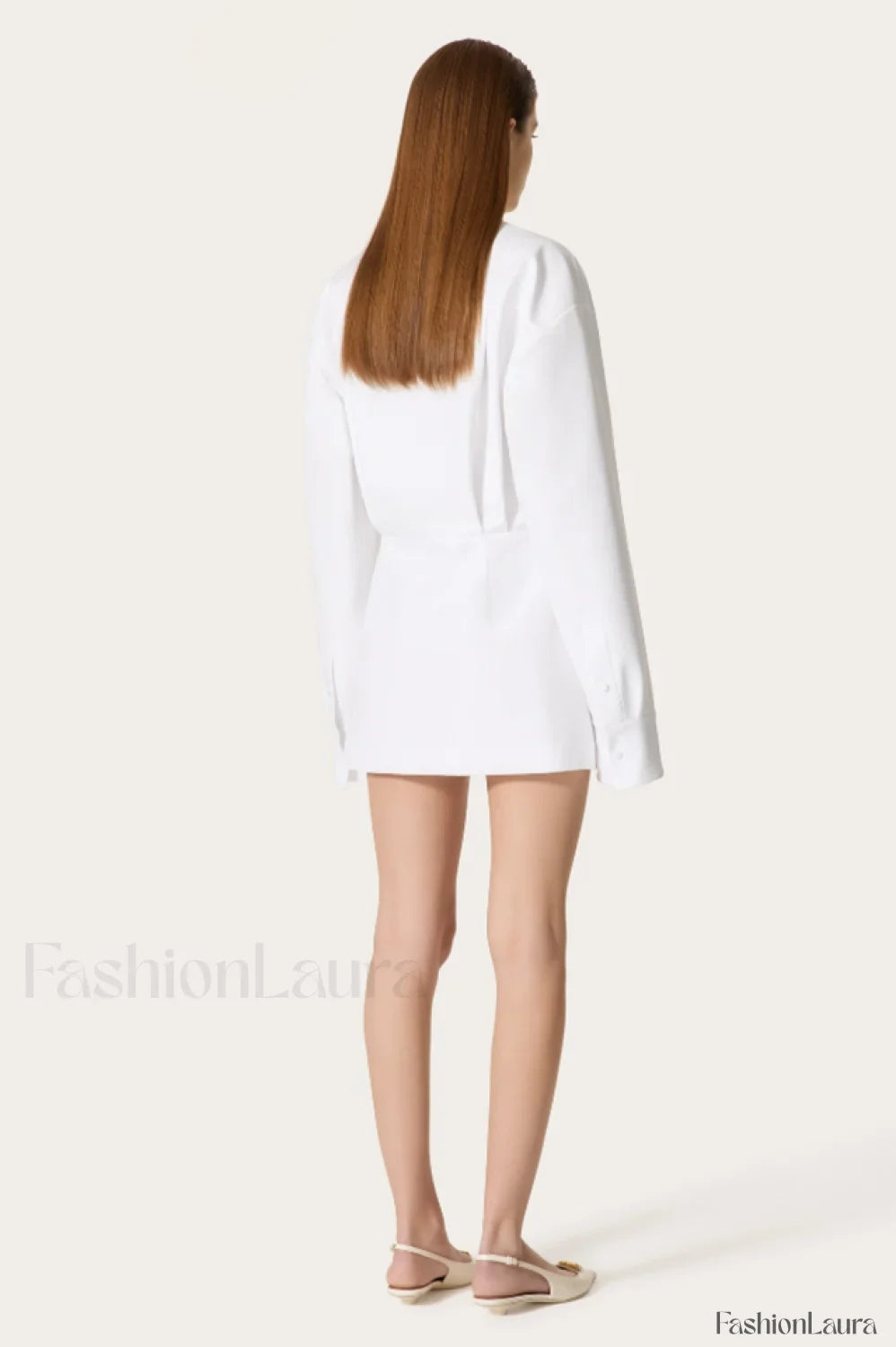 Cotton Poplin 3D Charming Flower Short Dress