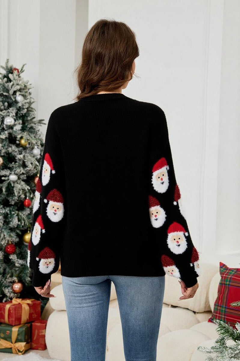 Santa Knit Christmas Cardigan