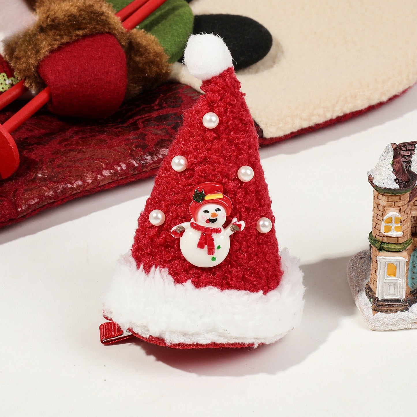 Cute Christmas Hat Kids Princess Festive Hair Accessory