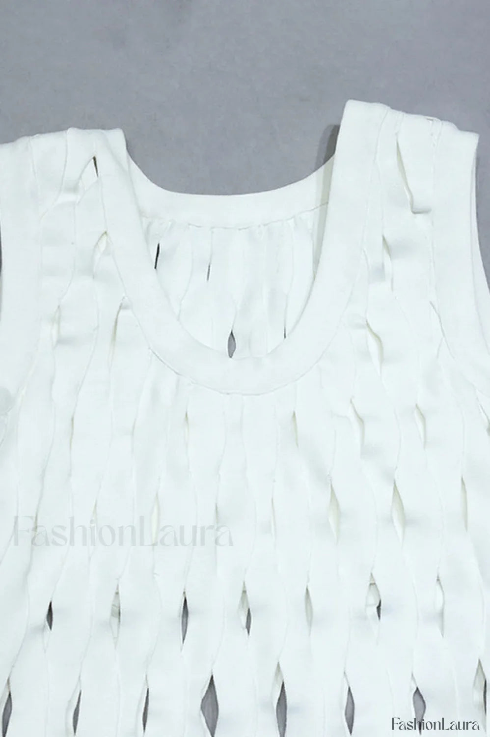 Denisa Sleeveless Stylish Tassel Dress