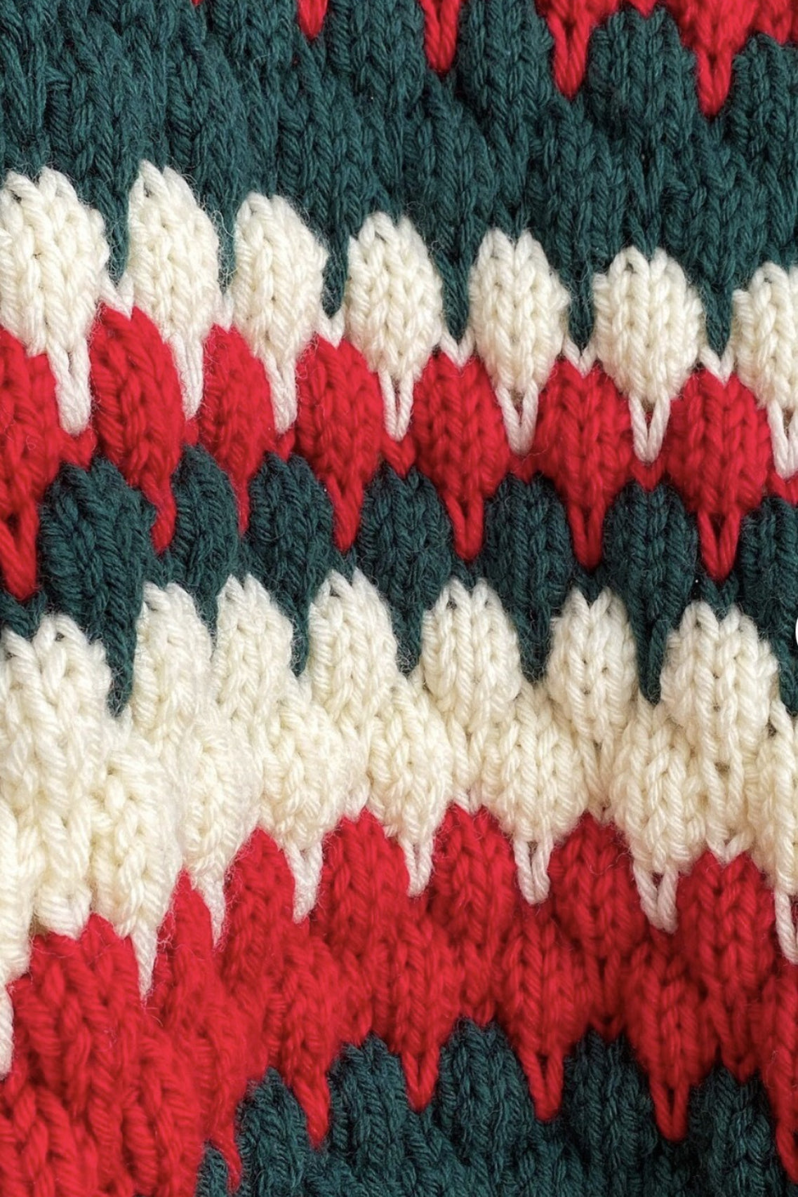 Christmas Chic Christmas Striped Color Block Sweater