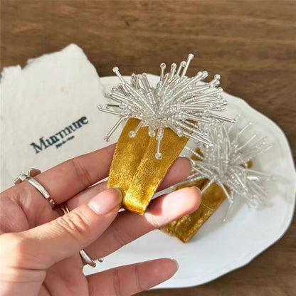 Glitter Beaded Fringe Firework Hair Accessory