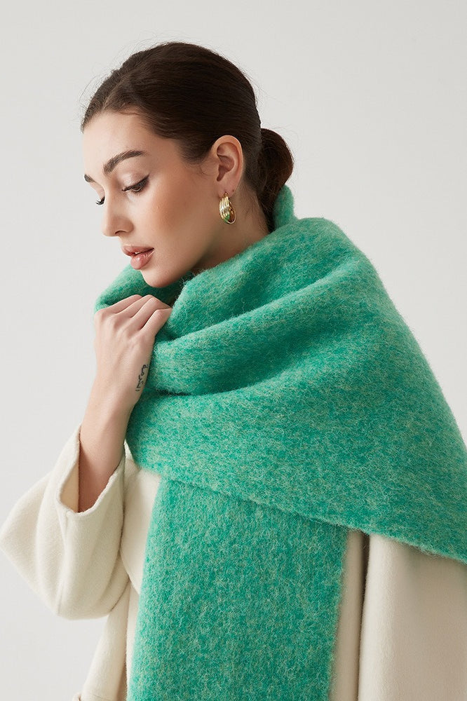 Wool Blend Blush Pink Christmas Scarf