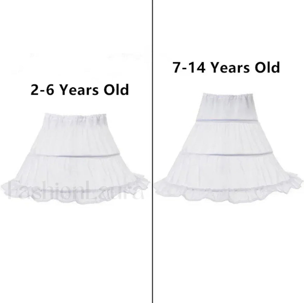 Fancy Princess Halloween Snow Queen Sequin Toddler Christmas Cosplay Party Kid Costume 2 3T(Size 100) / Petticoat