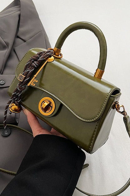 Red Square Mini Bag Handheld Shoulder Crossbody Bag