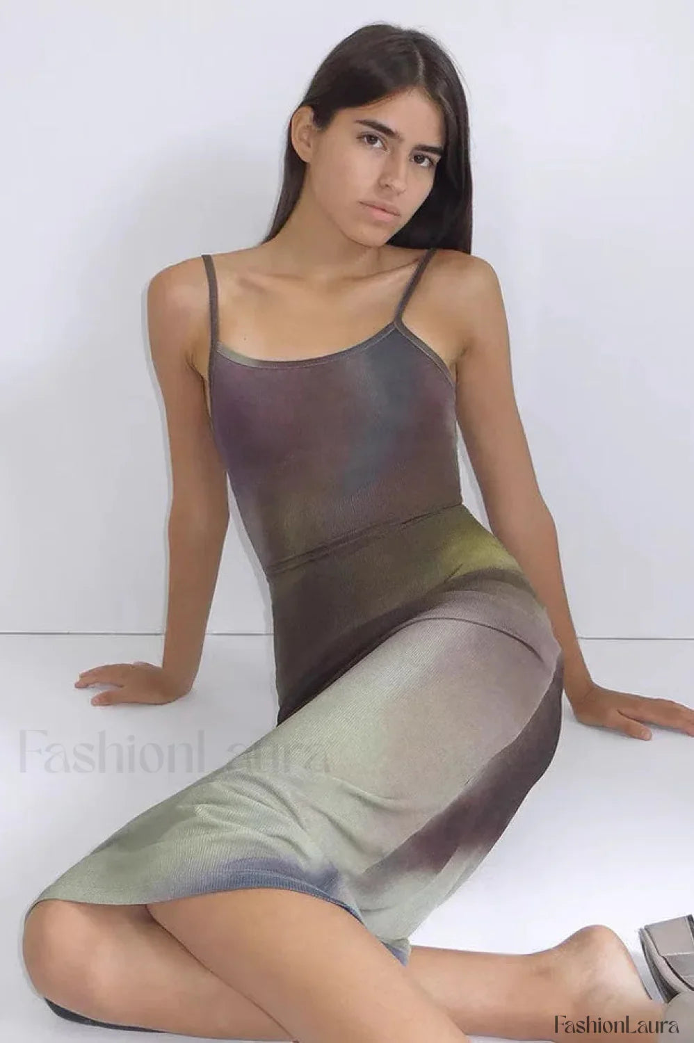 Flandria Digital Stylish Print Flower Dress