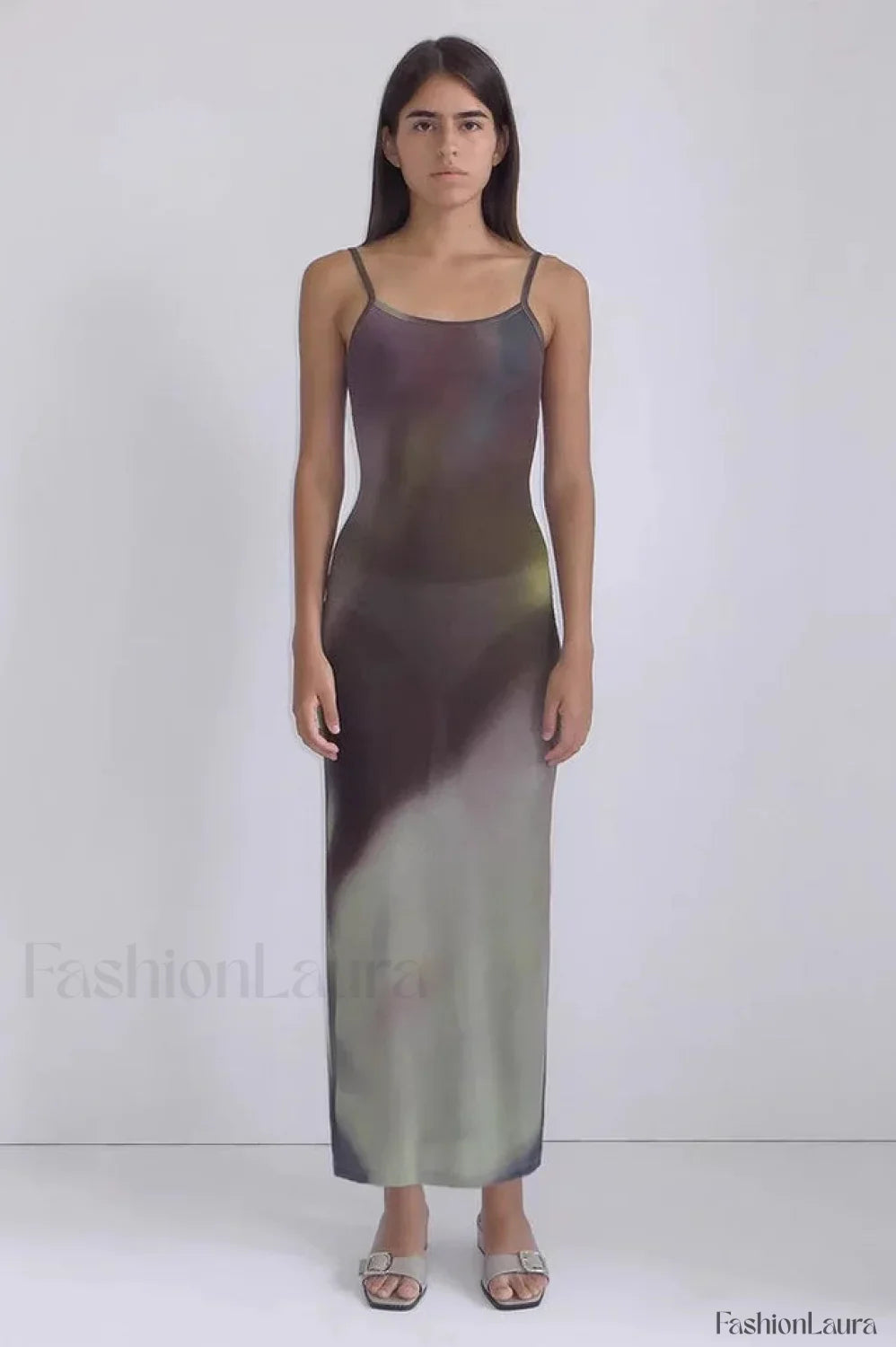 Flandria Digital Stylish Print Flower Dress