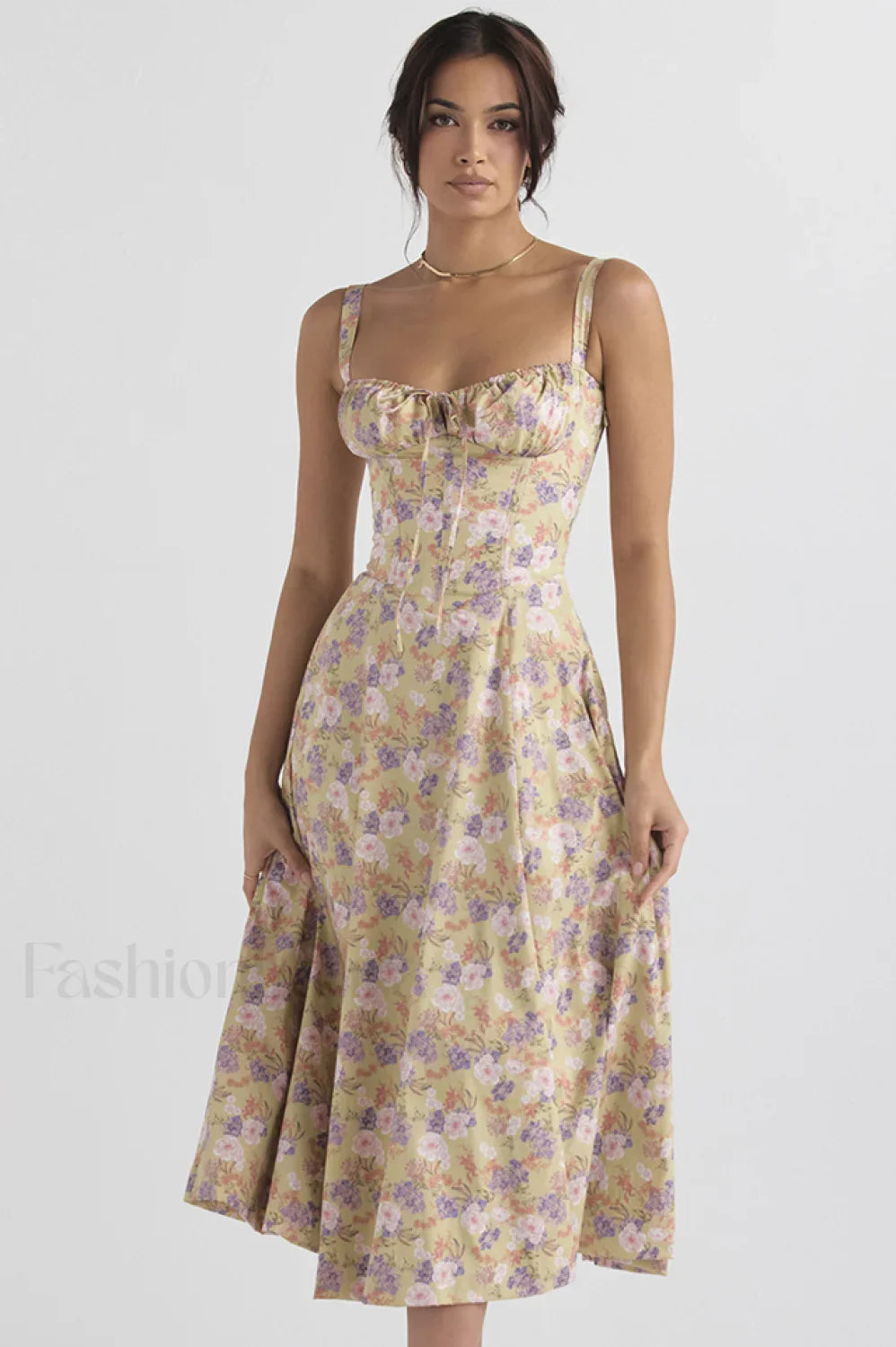 Floral Elegant Print Sundress