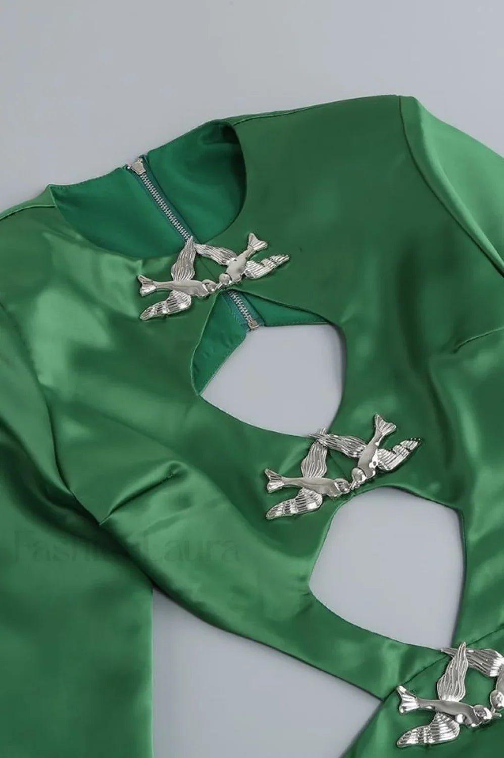 Galla Mini Dress Charming With Silver Birds