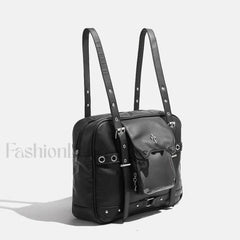 Gothic Capacity Lolita Sweet Y2K Large Bag Black / 35cmX27.5CMX9.5cm