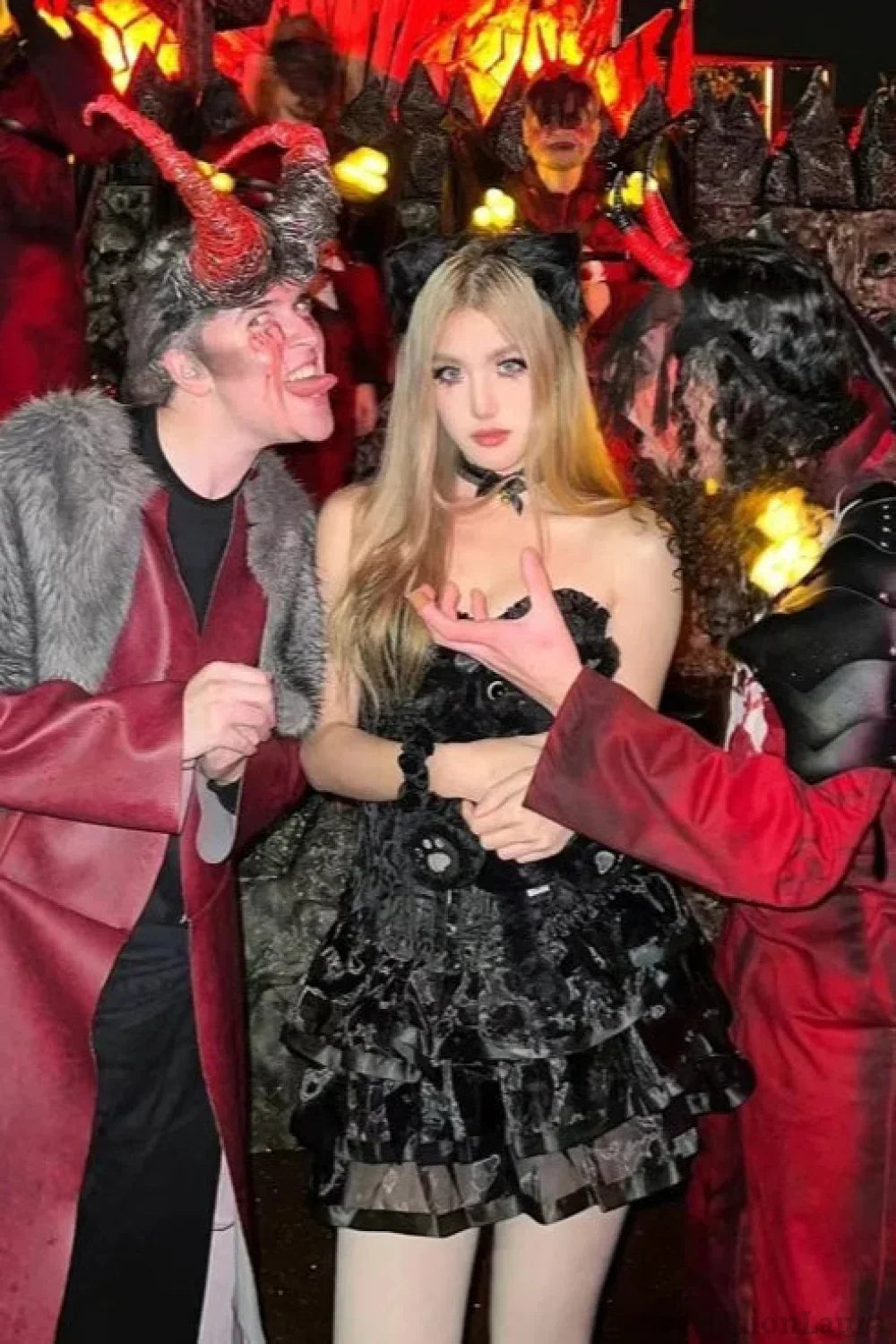 Gothic Kitty Corset Halloween Costume Halloween costumes