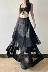 Halloween Gothic Lace Skirt