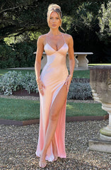Satin Maxi Dress