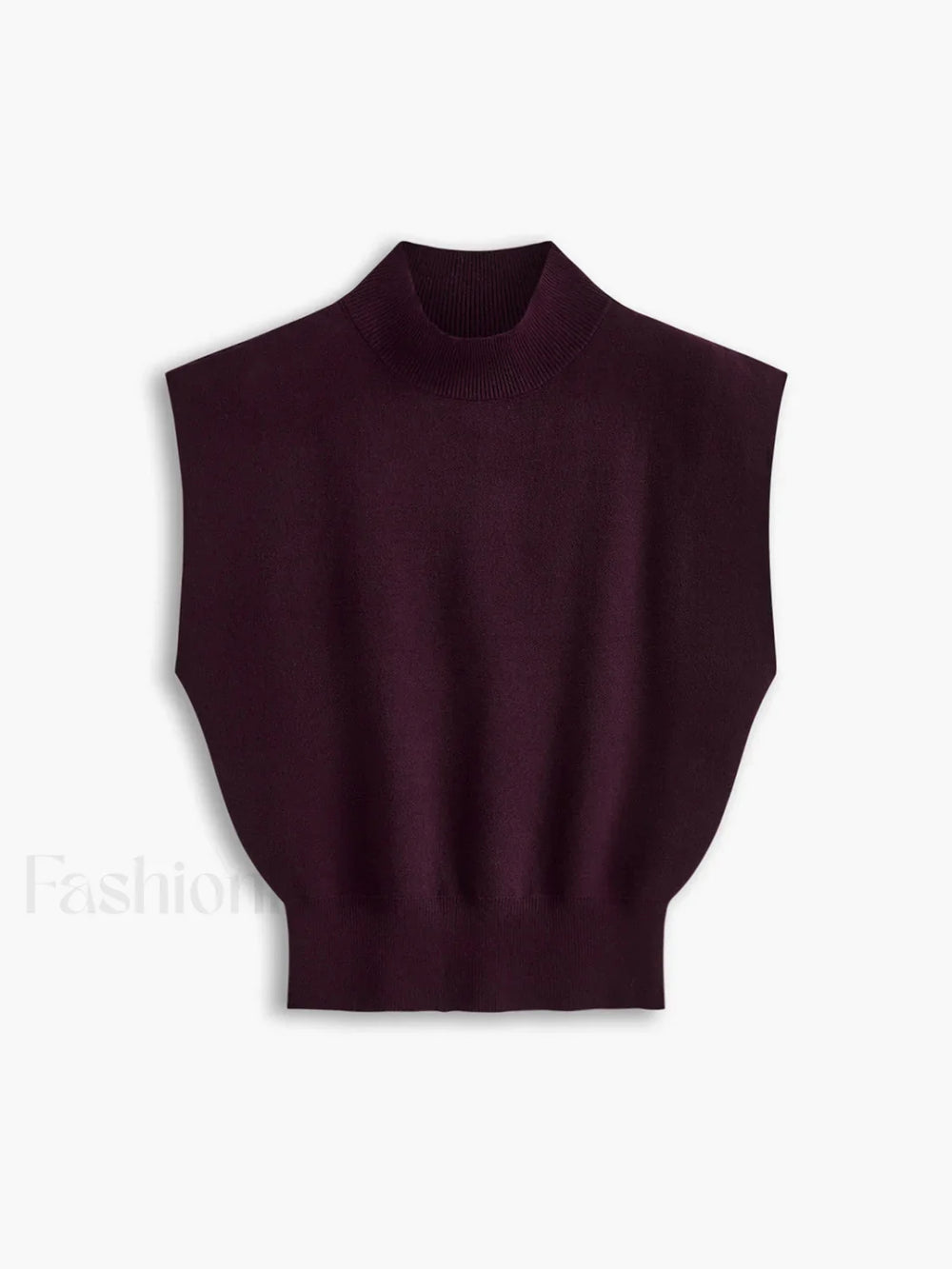Leisurely Solid Pullover Sweater Vest Burgundy / XS Sweater Vests