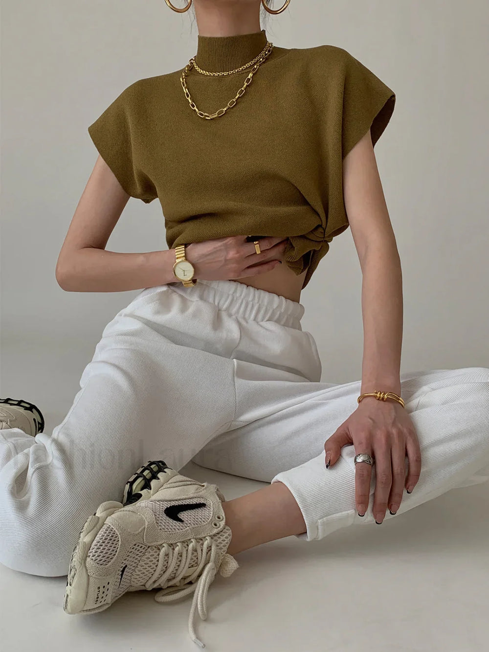 Leisurely Solid Pullover Sweater Vest Sweater Vests