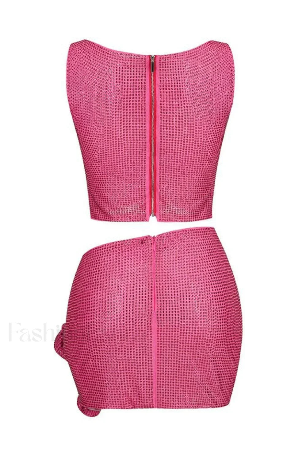 Linne Cutout Top Charming & Skirt Set