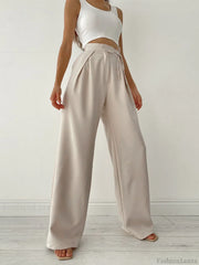 Palazzo Tied Wide Leg Dress Pants Pants