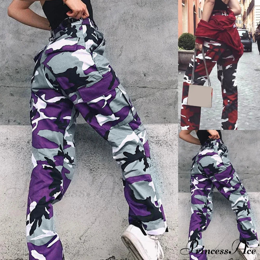 Plus Size Casual Pants Women Cargo Pants