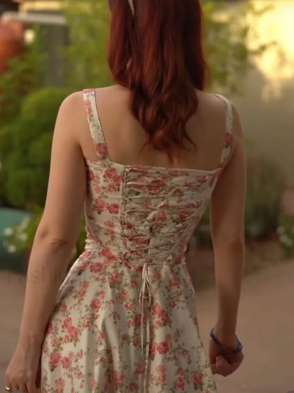 Rosebud Floral Midi Sundress Floral Dresses