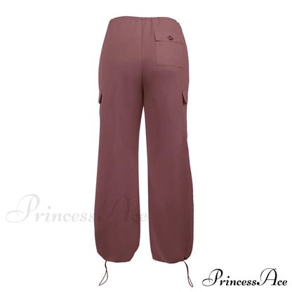 Straight Wide Leg Loose Trousers Cargo Pants