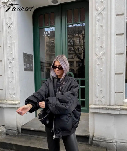 Tavimart New Women's Street Style Loose Jacket Cotton Jacket Women's Jacket Coat