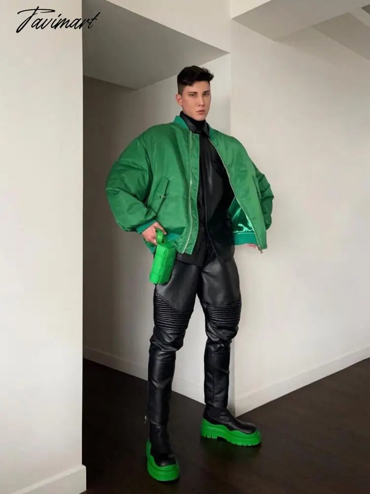 Tavimart New Women's Street Style Loose Jacket Cotton Jacket Women's Jacket Coat