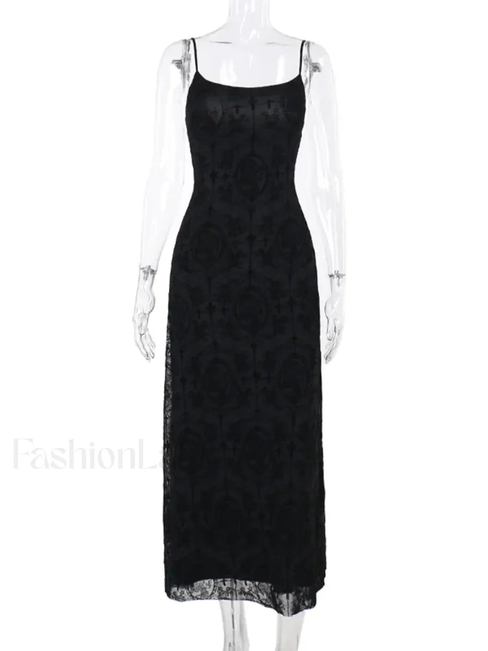 Velvet Cami Strap Party Club Bodycon Maxi Vintage Sleeveless Camisole Dress Black / S