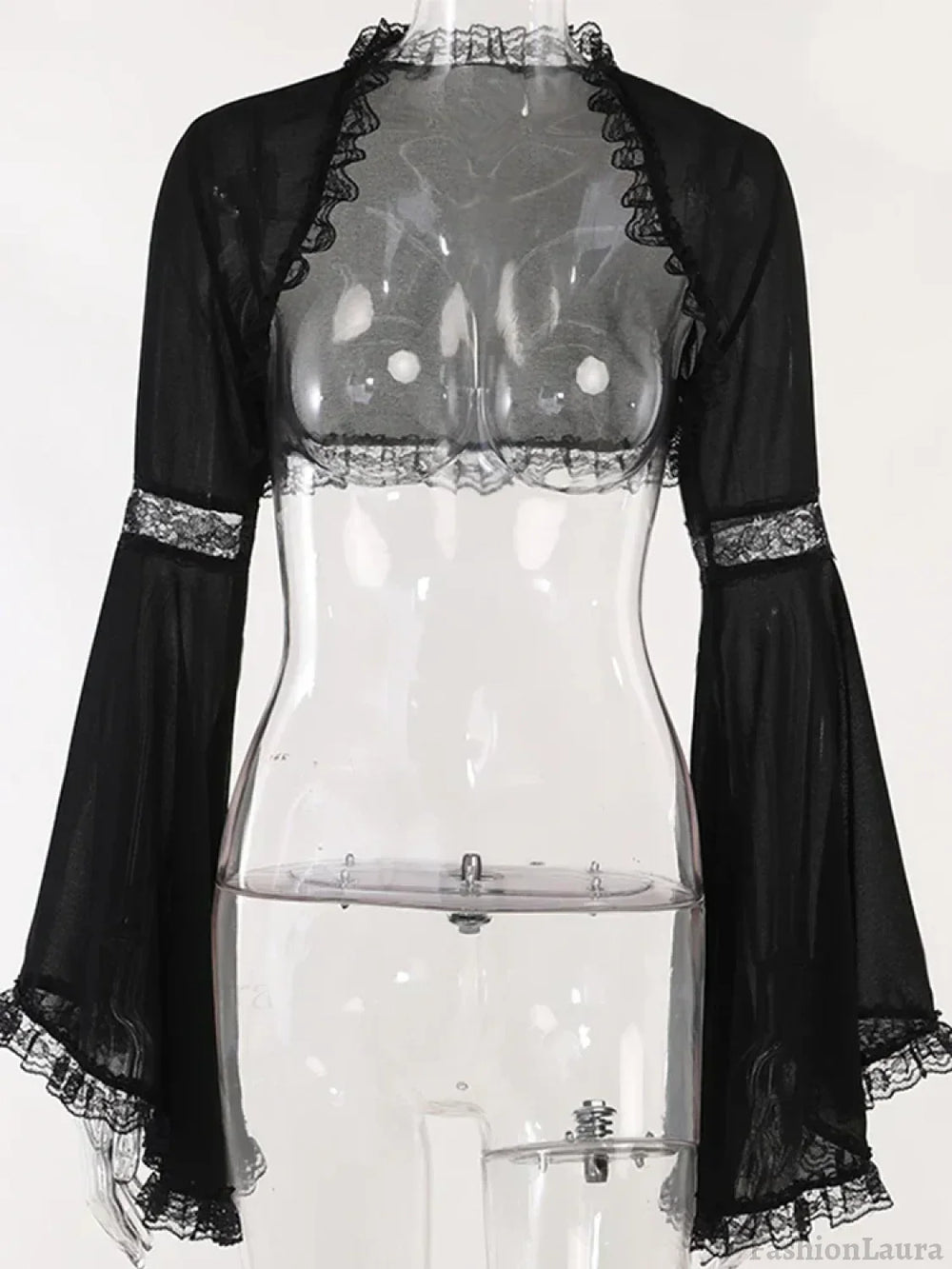 Velvet Lace Corset Bandage Midi Gothic Harajuku Street Mesh Print Sling Club Dress Smock Tops / S