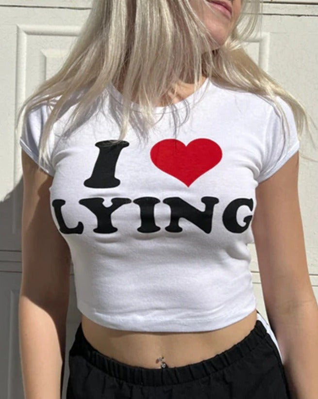 I Heart Lying Baby T-Shirt