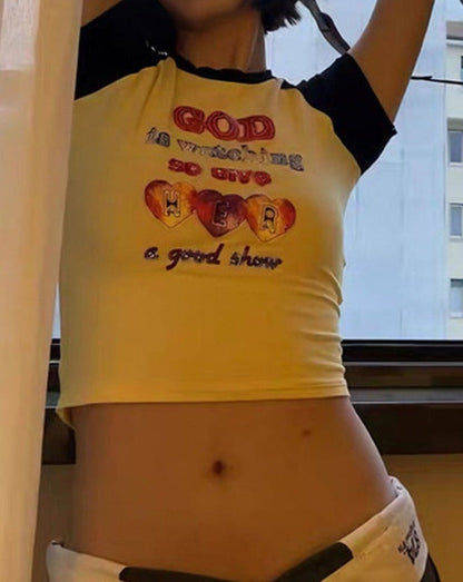 God Is Watching So Give Her A Good Show T-Shirt