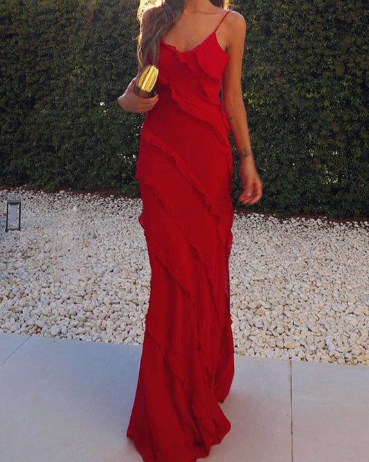 Flaming Maxi Dress