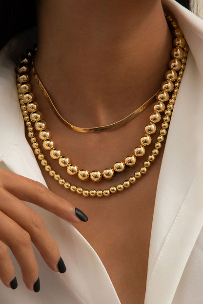 Fashion Daily Solid Split Joint Necklaces