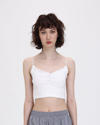 Raw Innocence Cami Lace Top