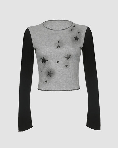 Phial Starry Spray Graphic Top