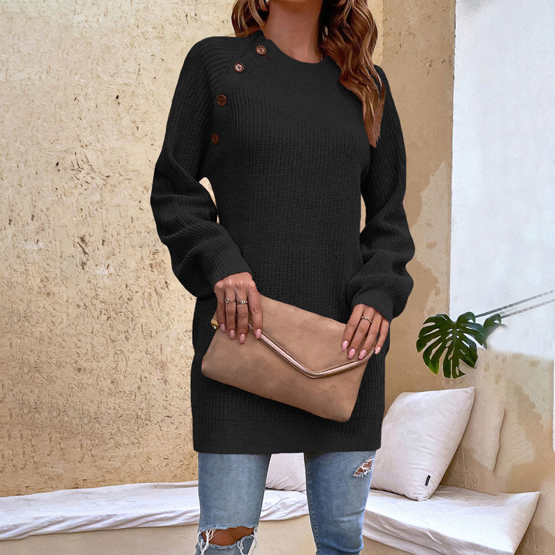 Casual Knitted Dress Black best Best Sellings casual dresses clothes Sale short dresses Topseller