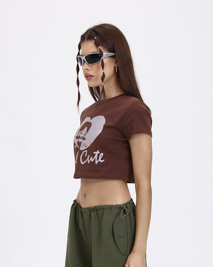 Such A Cute Cropped T-Shirt