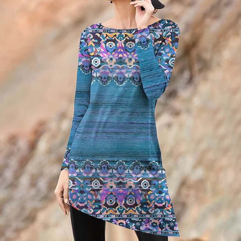 Vintage Ethnic Irregular Dress