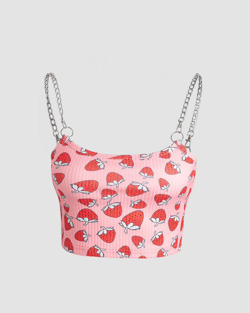 Strawberry Chains Top