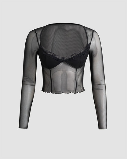 Twilight Eve Mesh Top