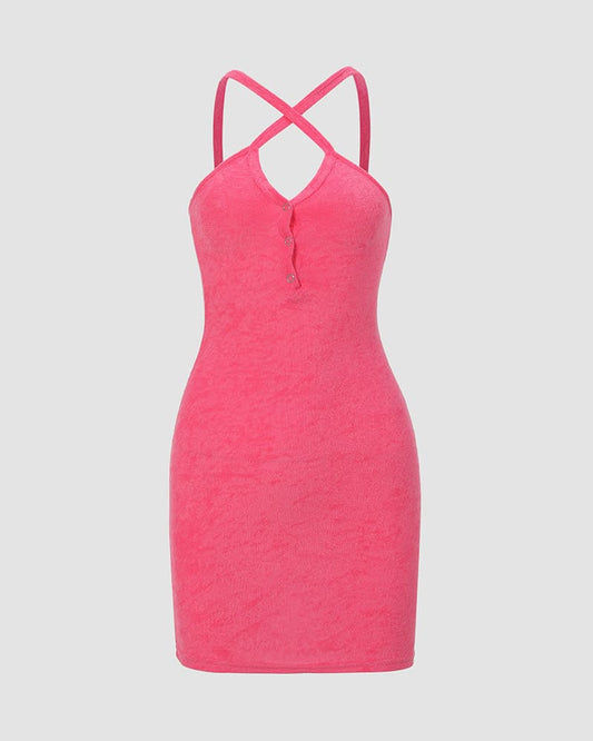 So Smitten Razor Back Dress